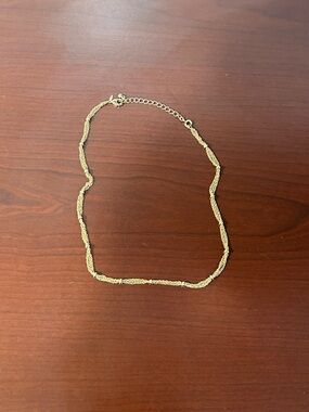 Gold-Tone Twisted Rope Chain Necklace - Women's Jewelry